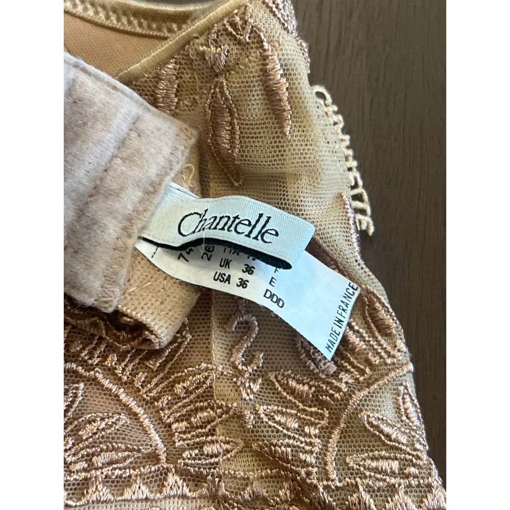 Chantelle Africa T-Shirt Bra 36DDD‎ Made in France